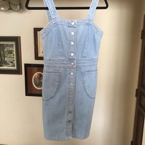 Topshop Moto Denim Dress